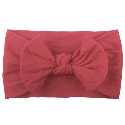 Newborn Baby Headband Headwear Turban Knotted Bow