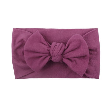 Newborn Baby Headband Headwear Turban Knotted Bow