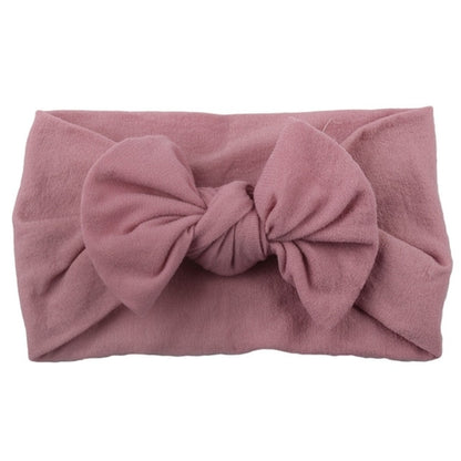 Newborn Baby Headband Headwear Turban Knotted Bow