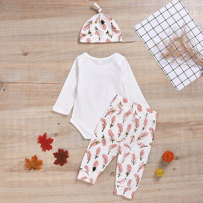 Newborn Infant Baby Boys Girls Long Sleeve Romper