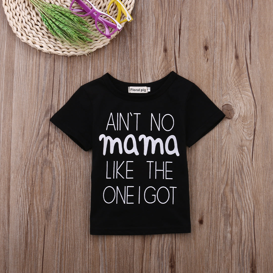 Newborn Infant Baby Boys Letter T shirt Babies Boy