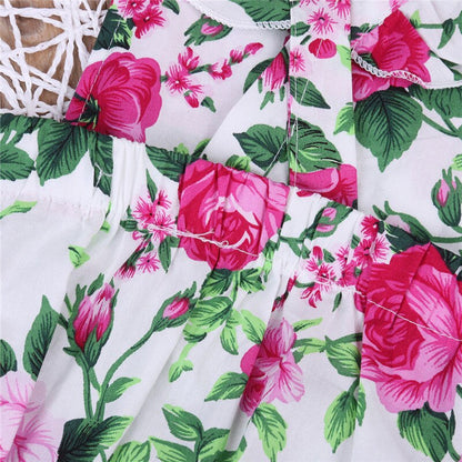 Newborn Infant Baby Girl Floral Bodysuit Babies