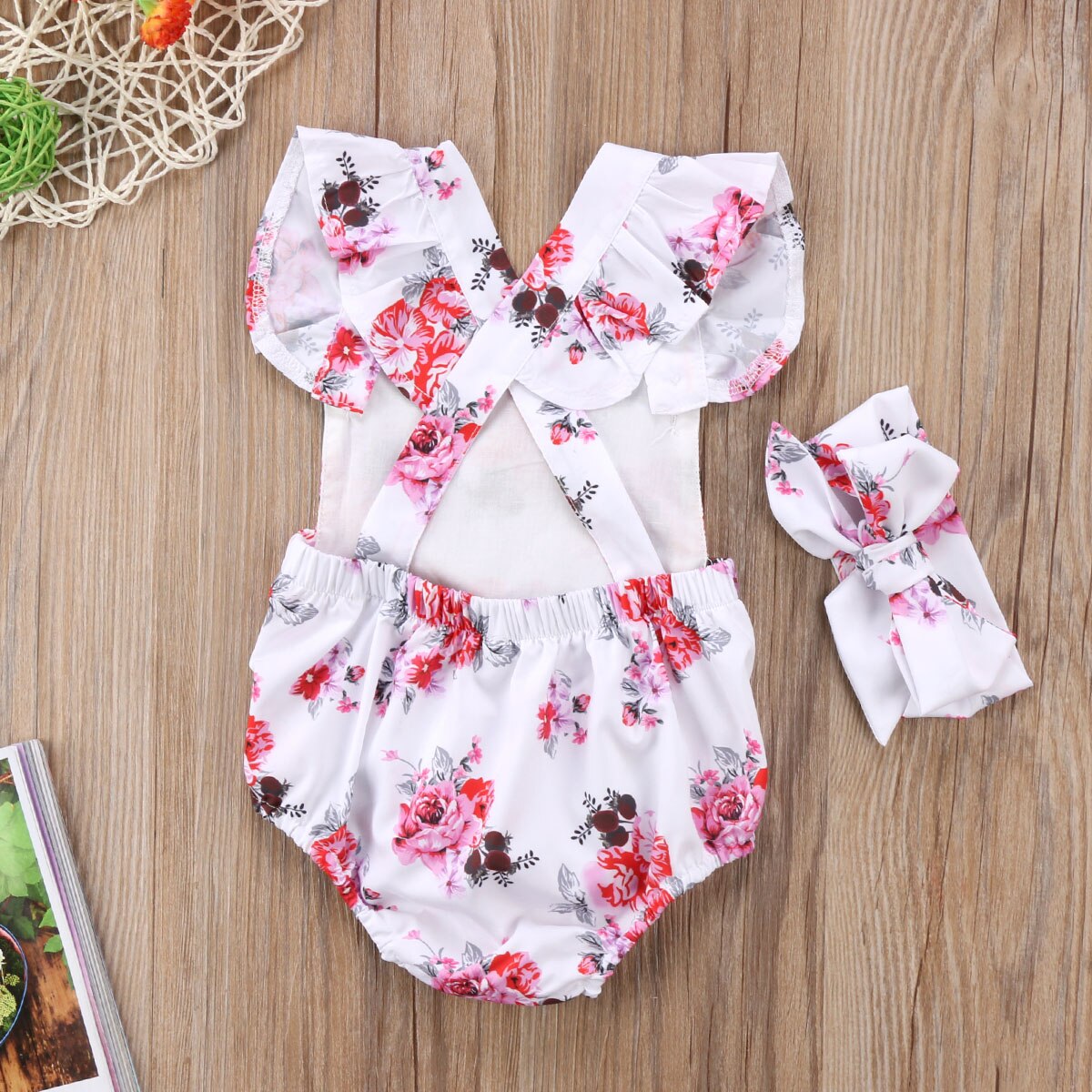 Newborn Infant Baby Girl Floral Clothes Babies