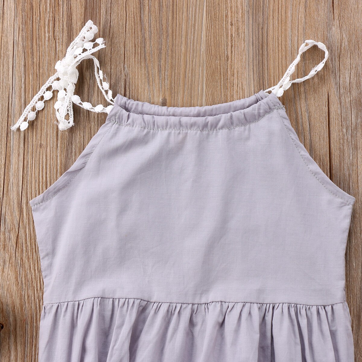 Newborn Kids Baby Girls Solid Badysuit Babies