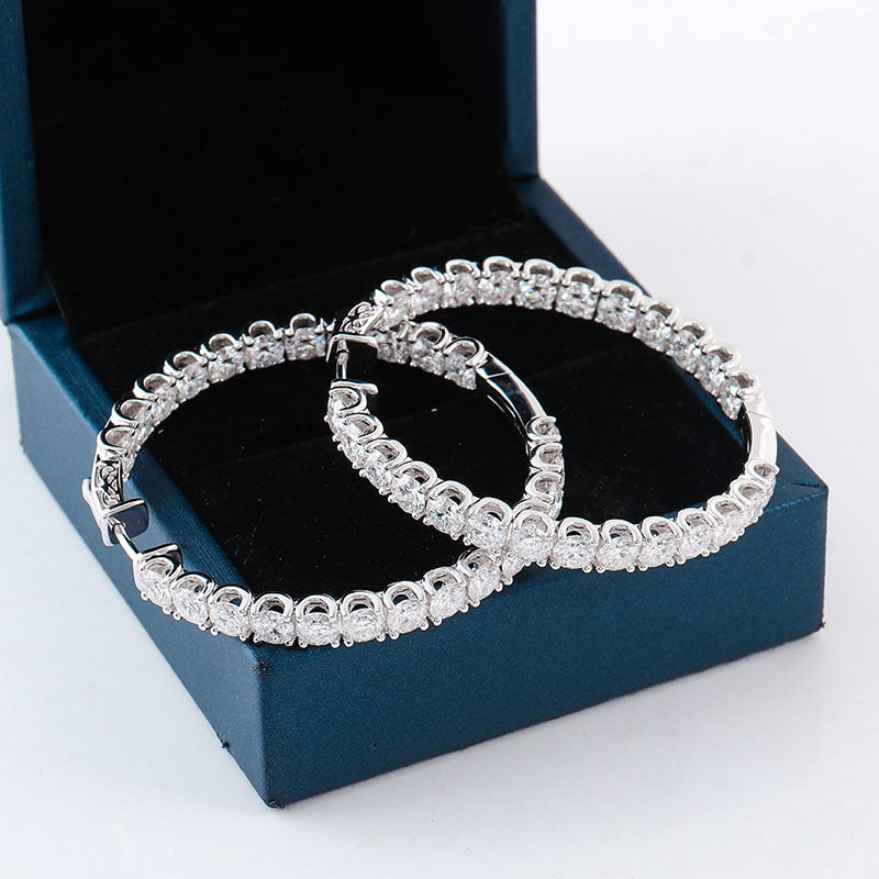 Personalized Big Diameter Earrings – Luxury Statement Jewelry