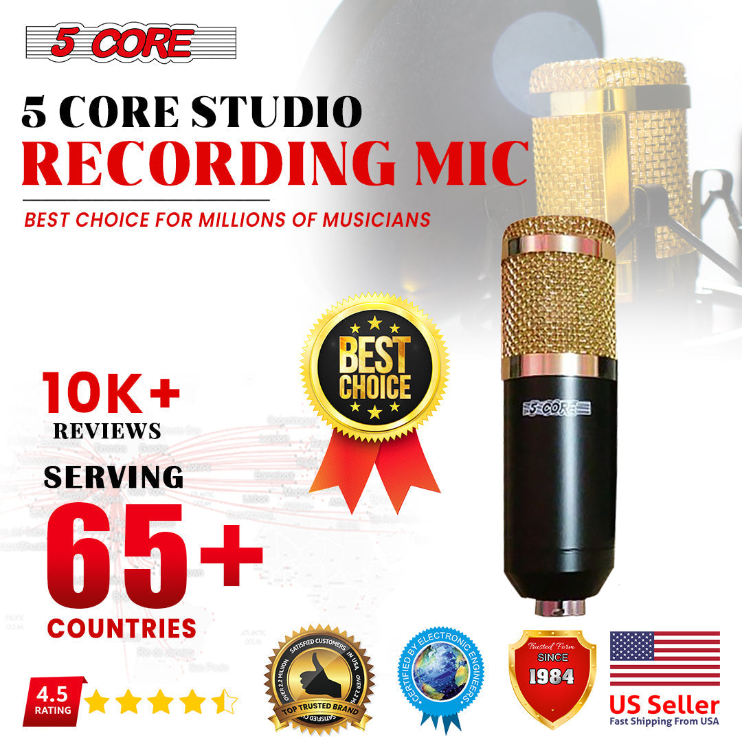 xyz5Core Recording Microphone Podcast Bundle Professional Condenser