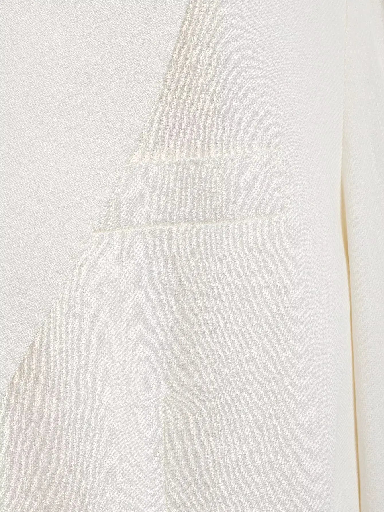 HH Women Spring Fashion Suits White Turn-Down Collar Long Sleeves Lace-Up Blazers+High Waist Zipper Long Pants Female Sets