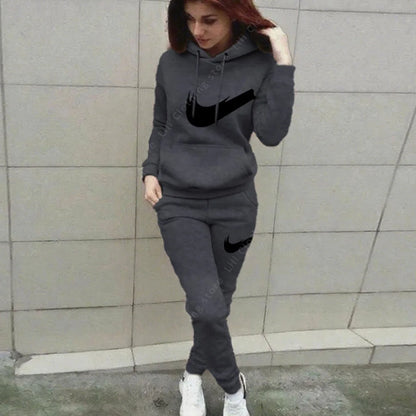 Hoodie Pants Sets Women's Suit 2pcs Sports Outfits 2025 Home Outdoor JoggingNew Designer Clothes women Autumn Winter Tracksuit