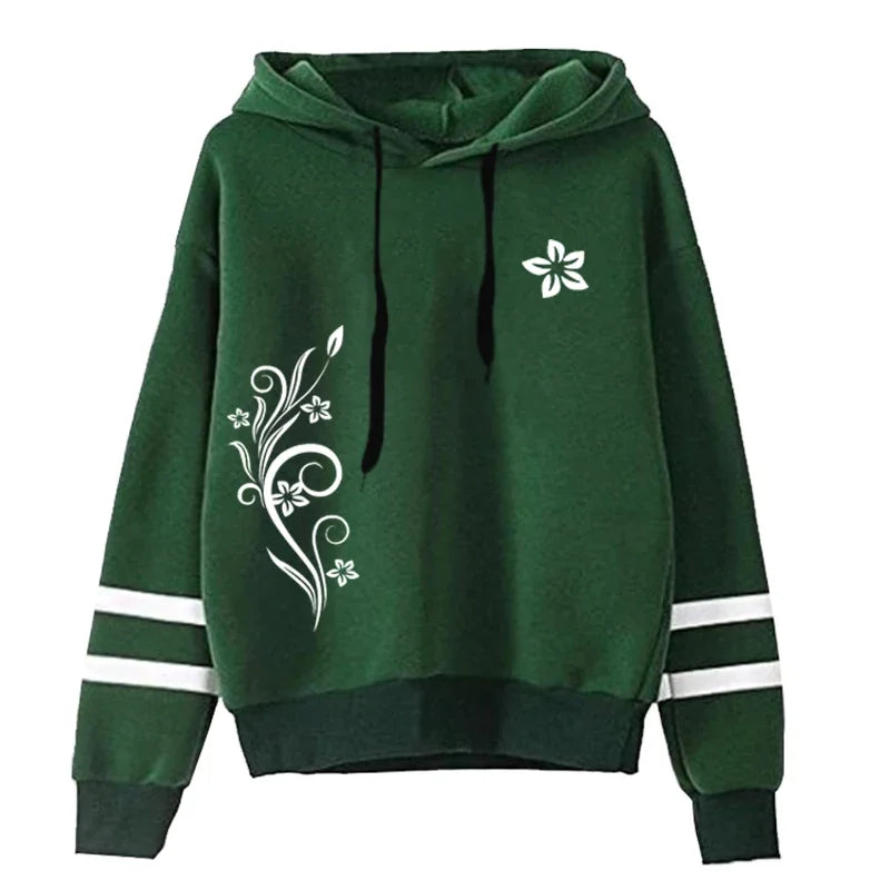 Women Tracksuit Daily Outdoor Autumn Winter Quality Hoodies Casual Single Piece Stripe Sweatshirt and Sweatpants Comfort Jogging