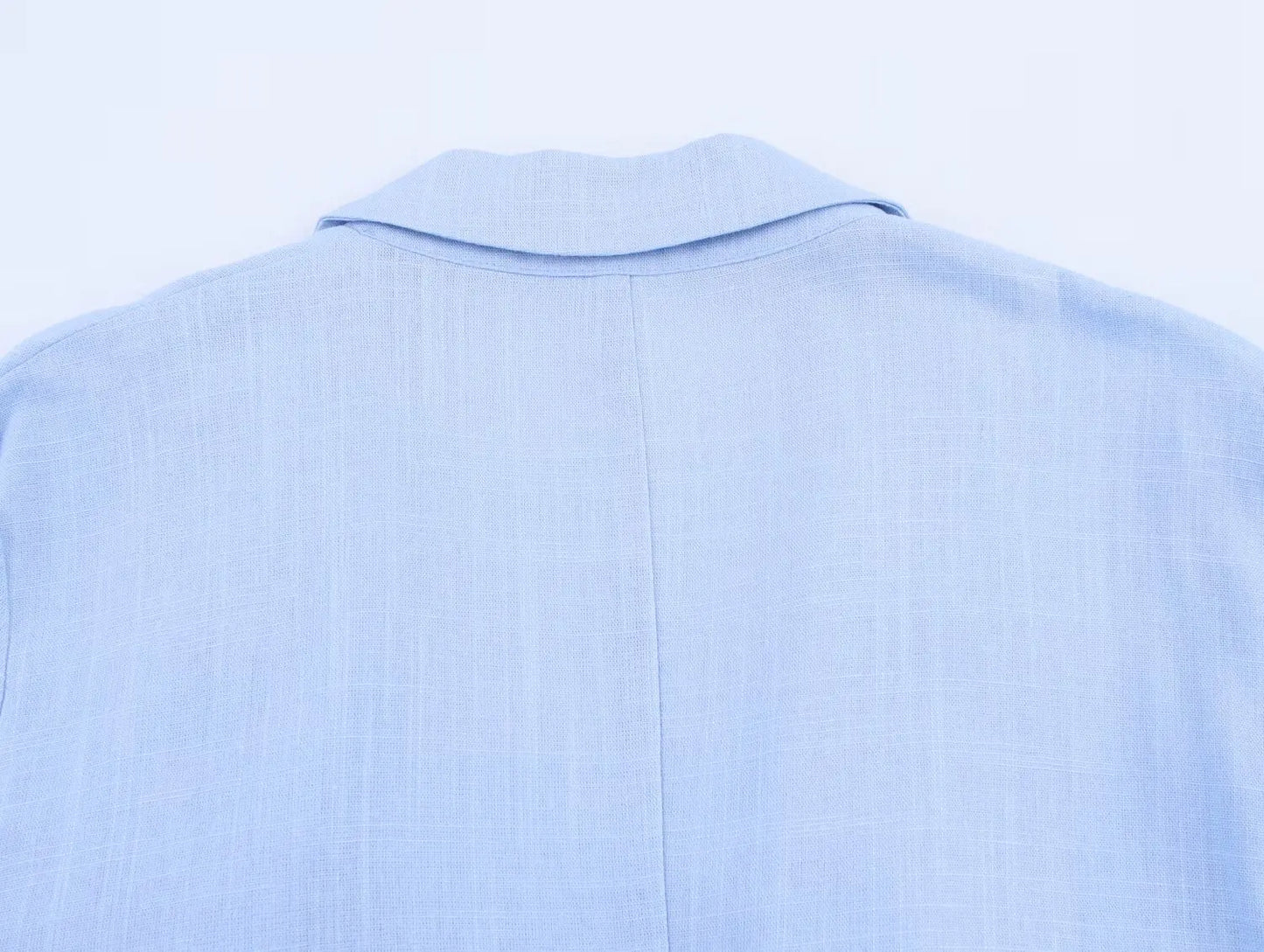 HH Women Casual Suit Solid Turn-Down Collar Long Sleeves Single-Breasted Blazers+Elastic Waist Pockets Pants Female Sets