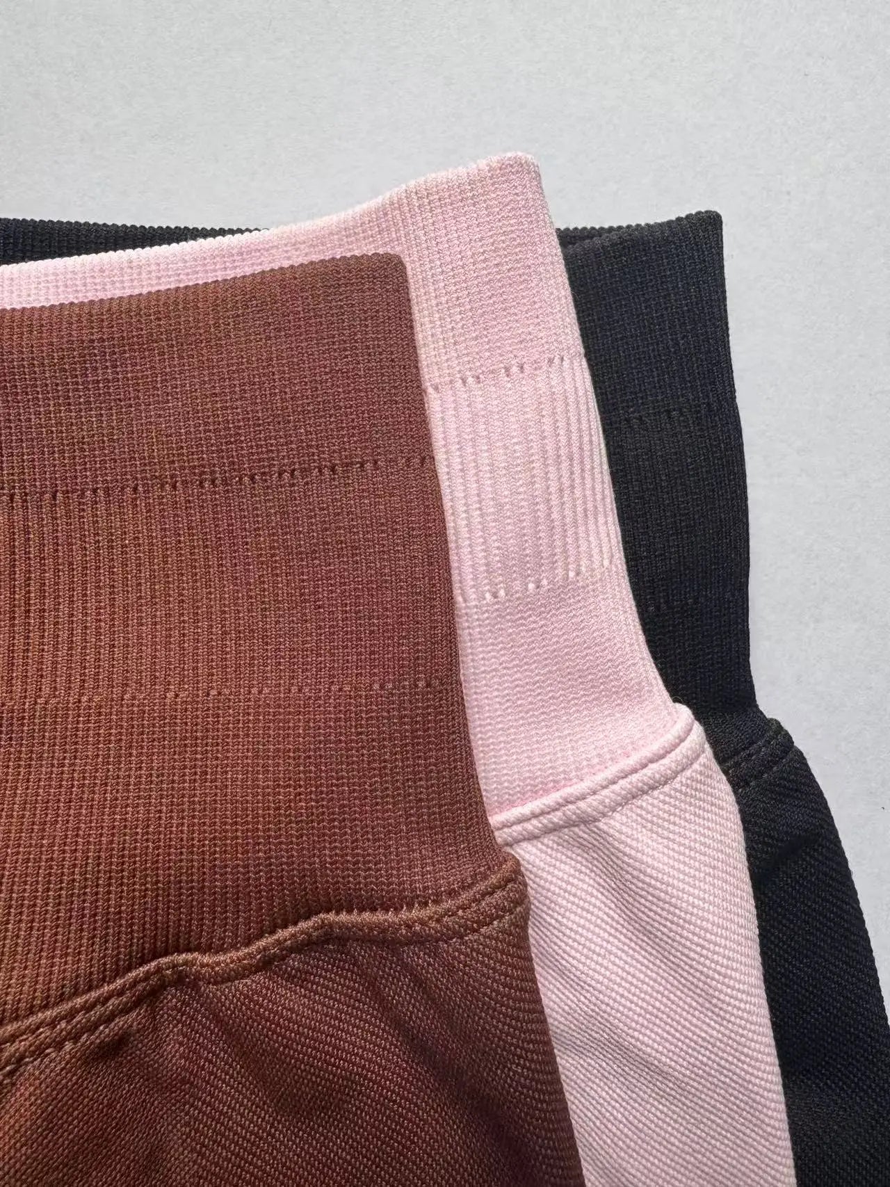 3 Piece Workout Shorts Womens Seamless High Waist Butt Lifting Scrunch