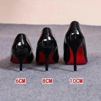 Sexy Red Bottom Women High Heels Classic Ladies Pumps Autumn Soft