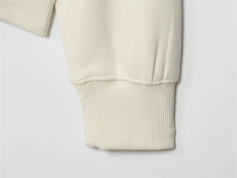 Women's Suit New for Autumn 2025 Solid Color Long Sleeve Basic Hoodie Fleece Sweatshirt and Long Pants Set Casual Fashion