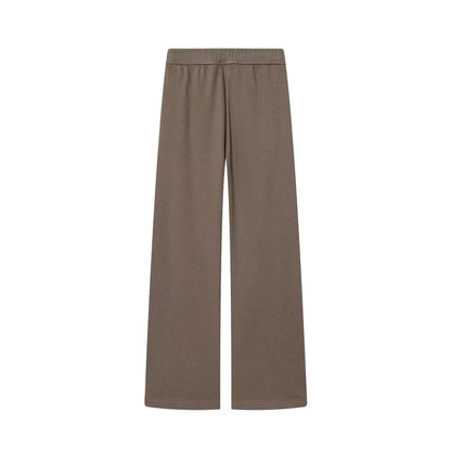 Women's Suit New for Autumn 2025 Solid Color Long Sleeve Basic Hoodie Fleece Sweatshirt and Long Pants Set Casual Fashion