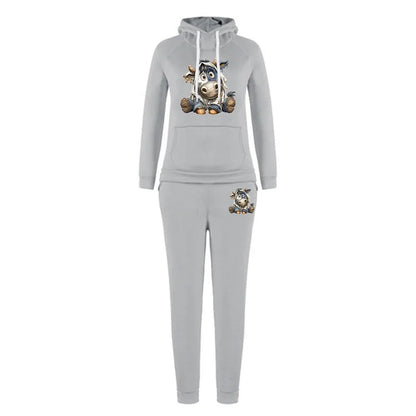 Women TrackSuit Aesthetic Designer Clothes Autumn Winter High Quality Hoodies Sweatshirts Sweatpants Sportwear Woman Pants Sets