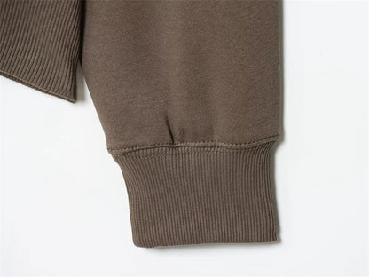 Women's Suit New for Autumn 2025 Solid Color Long Sleeve Basic Hoodie Fleece Sweatshirt and Long Pants Set Casual Fashion