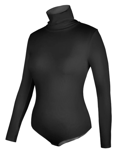 Women's Thermal Underwear Tops High Collar Long Sleeve Bodysuits Soft Keep Warm Cold Weather Compression Bottoming Shirts