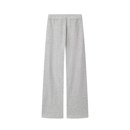 Women's Suit New for Autumn 2025 Solid Color Long Sleeve Basic Hoodie Fleece Sweatshirt and Long Pants Set Casual Fashion