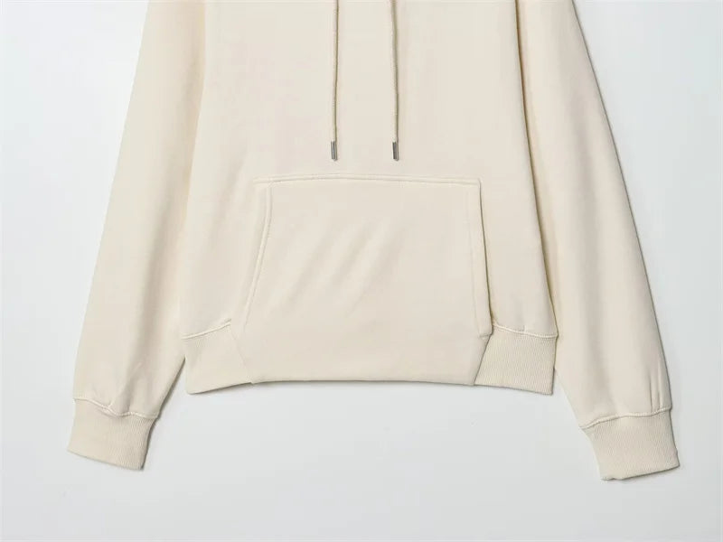 Women's Suit New for Autumn 2025 Solid Color Long Sleeve Basic Hoodie Fleece Sweatshirt and Long Pants Set Casual Fashion