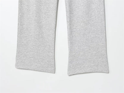 Women's Suit New for Autumn 2025 Solid Color Long Sleeve Basic Hoodie Fleece Sweatshirt and Long Pants Set Casual Fashion