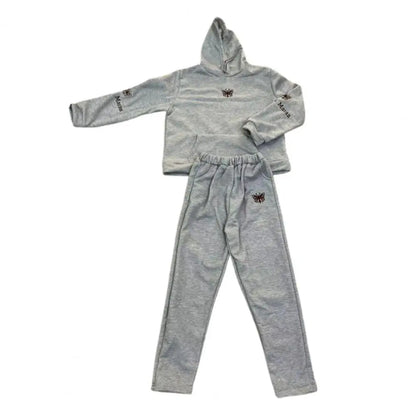 2024 Autumn Winter New Women's Casual Sweat Suit Fashion Plush Thickened Hooded Tops Waistcoat Pants 3 Three Piece Set For Women