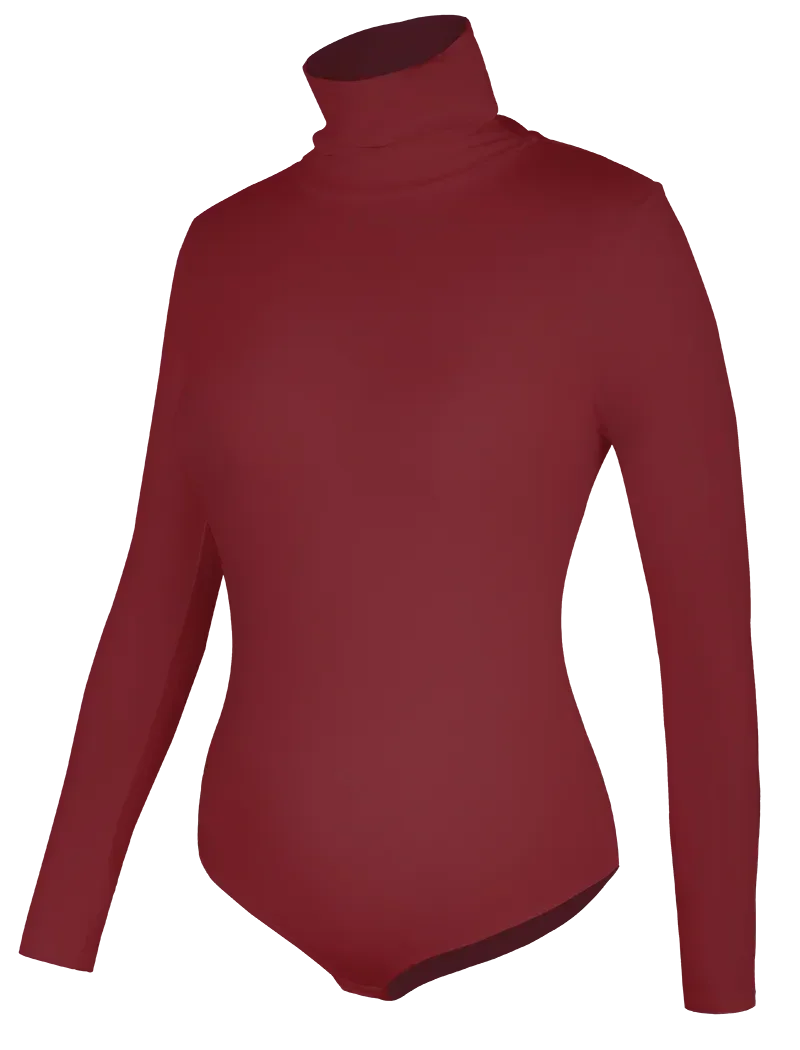 Women's Thermal Underwear Tops High Collar Long Sleeve Bodysuits Soft Keep Warm Cold Weather Compression Bottoming Shirts