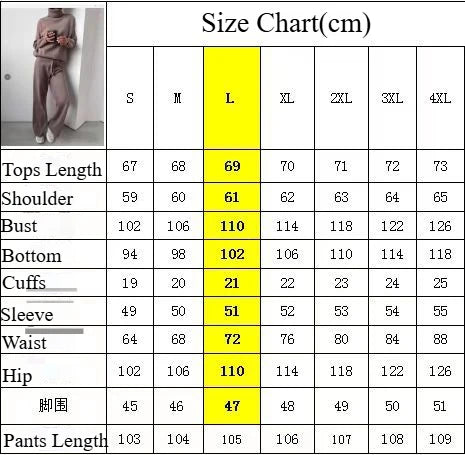 Women's  Wool Knitted Sweater Set Lady Fashion High Neck Soft Warm Winter Autumn Tracksuit