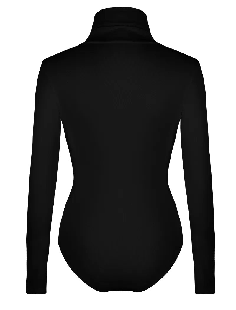 Women's Thermal Underwear Tops High Collar Long Sleeve Bodysuits Soft Keep Warm Cold Weather Compression Bottoming Shirts