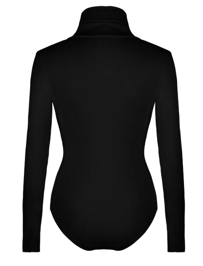 Women's Thermal Underwear Tops High Collar Long Sleeve Bodysuits Soft Keep Warm Cold Weather Compression Bottoming Shirts