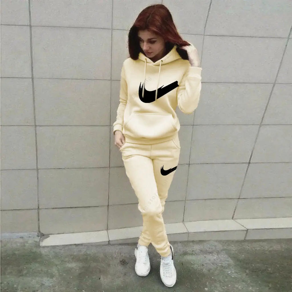 Hoodie Pants Sets Women's Suit 2pcs Sports Outfits 2025 Home Outdoor JoggingNew Designer Clothes women Autumn Winter Tracksuit