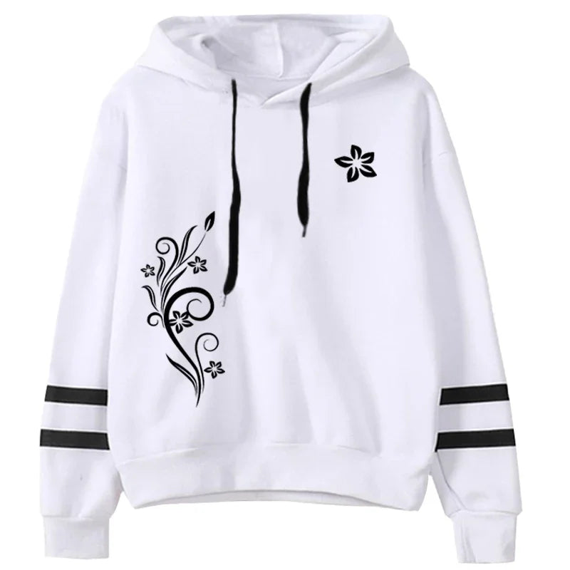 Women Tracksuit Daily Outdoor Autumn Winter Quality Hoodies Casual Single Piece Stripe Sweatshirt and Sweatpants Comfort Jogging