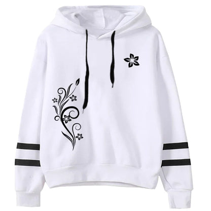 Women Tracksuit Daily Outdoor Autumn Winter Quality Hoodies Casual Single Piece Stripe Sweatshirt and Sweatpants Comfort Jogging