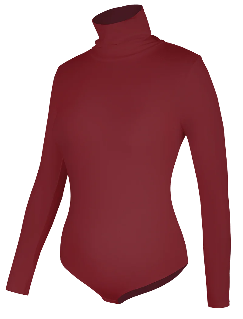 Women's Thermal Underwear Tops High Collar Long Sleeve Bodysuits Soft Keep Warm Cold Weather Compression Bottoming Shirts