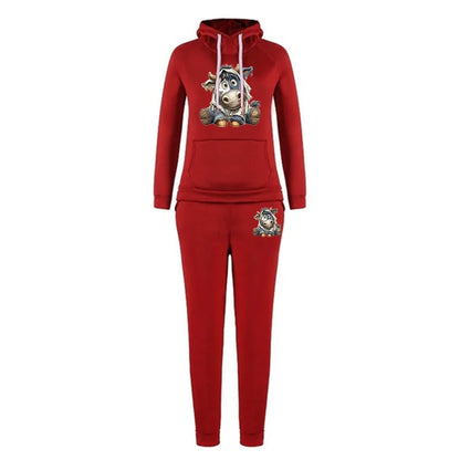 Women TrackSuit Aesthetic Designer Clothes Autumn Winter High Quality Hoodies Sweatshirts Sweatpants Sportwear Woman Pants Sets