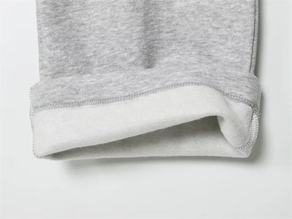 Women's Suit New for Autumn 2025 Solid Color Long Sleeve Basic Hoodie Fleece Sweatshirt and Long Pants Set Casual Fashion