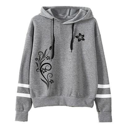 Women Tracksuit Daily Outdoor Autumn Winter Quality Hoodies Casual Single Piece Stripe Sweatshirt and Sweatpants Comfort Jogging