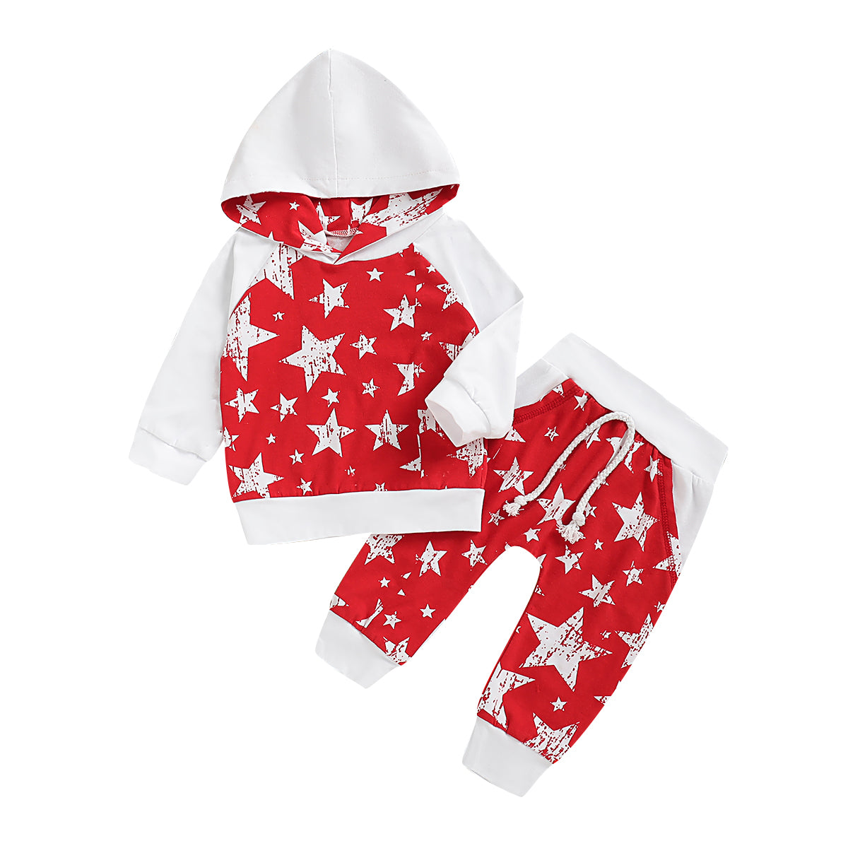 Stars Hooded Clothes For 0 18M Baby Newborn Babies