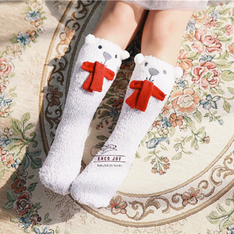 Super Cute Babies Winter Warm Cotton Stockings