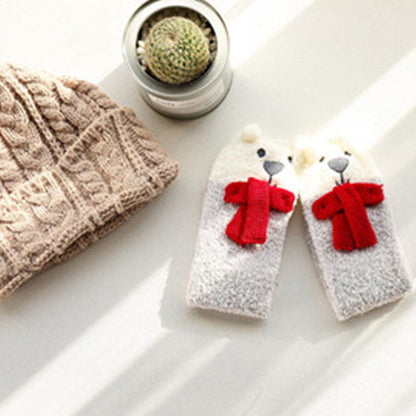 Super Cute Babies Winter Warm Cotton Stockings