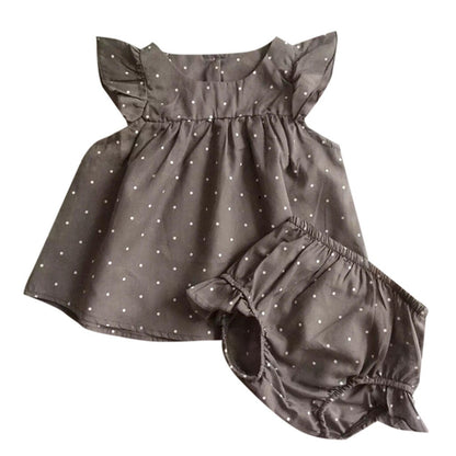 Toddlers Infant Baby Kids Sleeveless Polka Dot