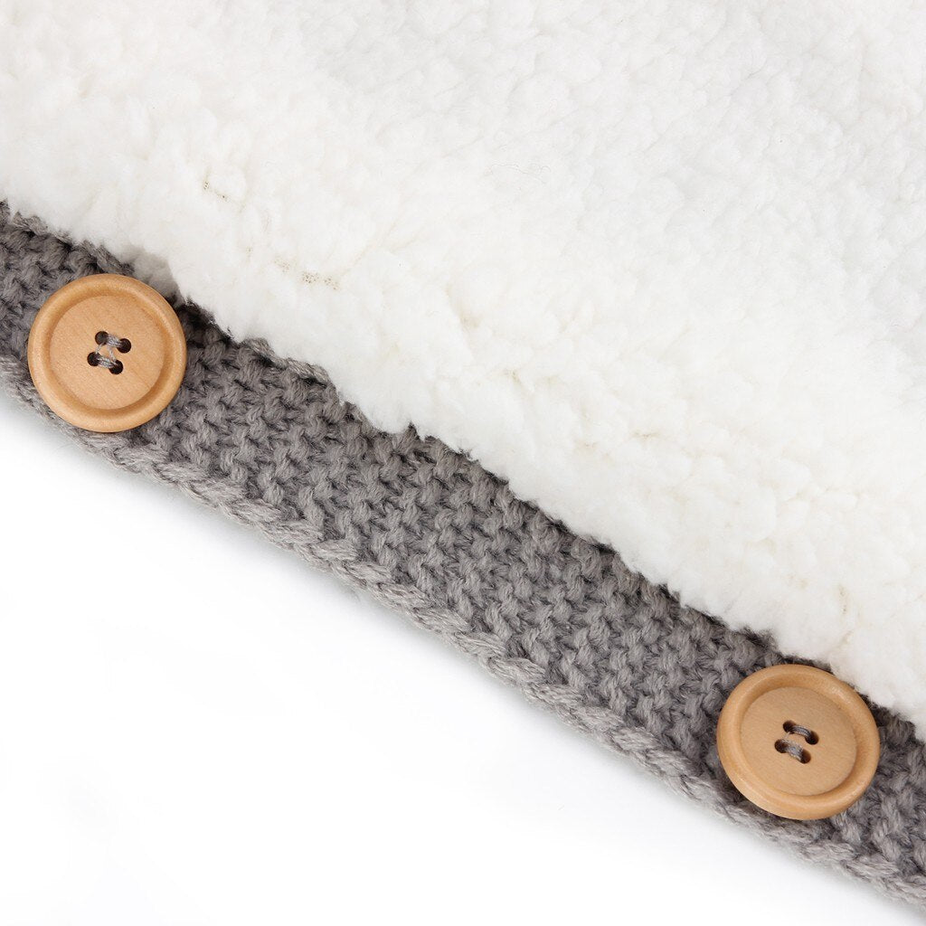 Warm Baby Blanket Soft Baby Sleeping Bag Footmuff