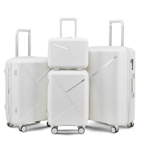 Luggage Sets 4 Piece(14/20/24/28), Expandable Lightweight Suitcase