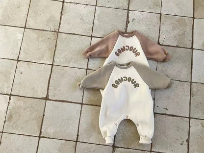 BonjourNest™ – Casual Long Sleeve Romper for Babies