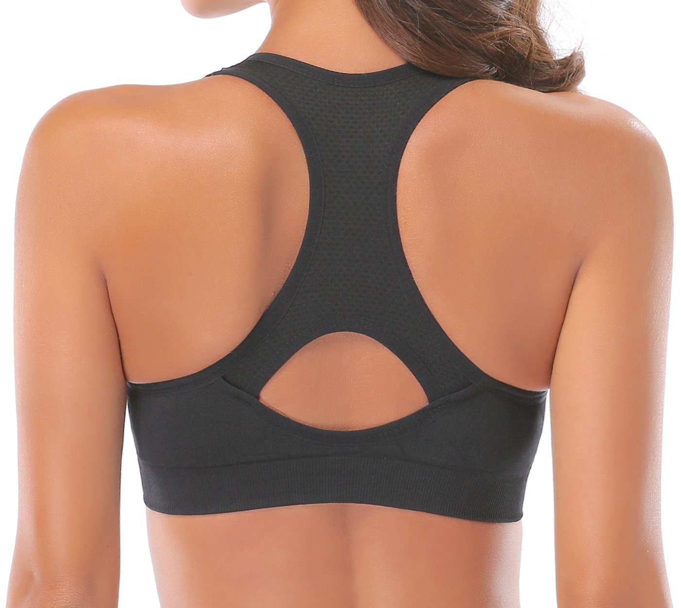 JupiterGear Women’s Stylish Racerback Athletic Sports Bra | Padded