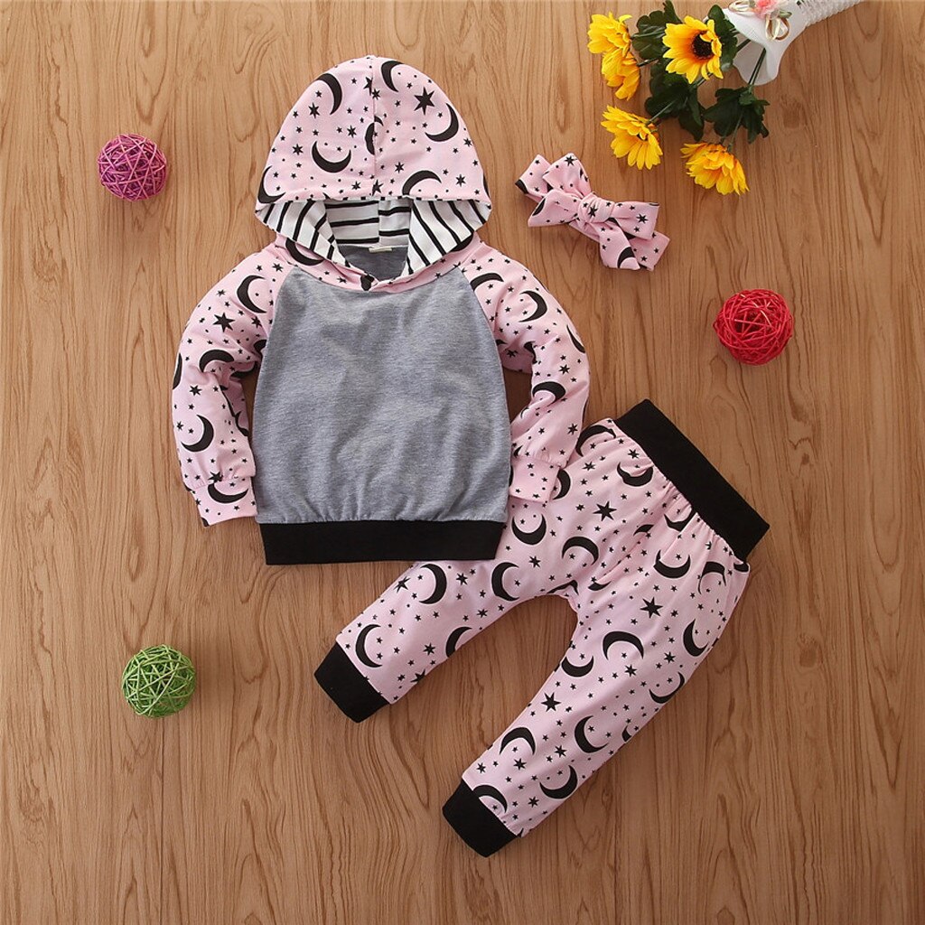 baby girl clothes Set 3PCS newborn baby girl