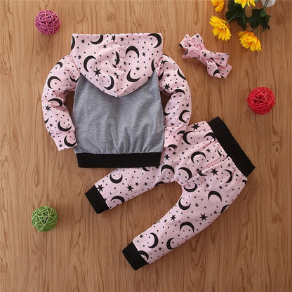 baby girl clothes Set 3PCS newborn baby girl