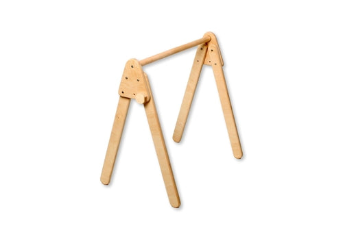 Montessori Baby Gym & Hanging Toys Set | Wooden Play Gym for Babies