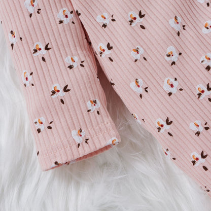 StripeNest™ – Two-Tone Cotton Romper for Babies & Toddlers