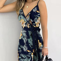 Women Holiday Style Fashionable Off-Shoulder Lace-Up Dress