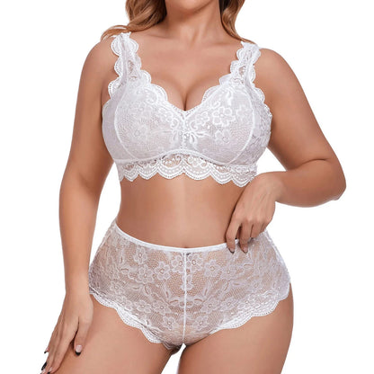 Womens Lingerie Set 2 Piece Sets for Women Sexy Bra & Underwear Set for Women Sexy Gifts for Her XXL